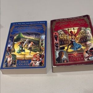 The Land of Stories Book Set by Chris Colfer.  Book 3 and 4